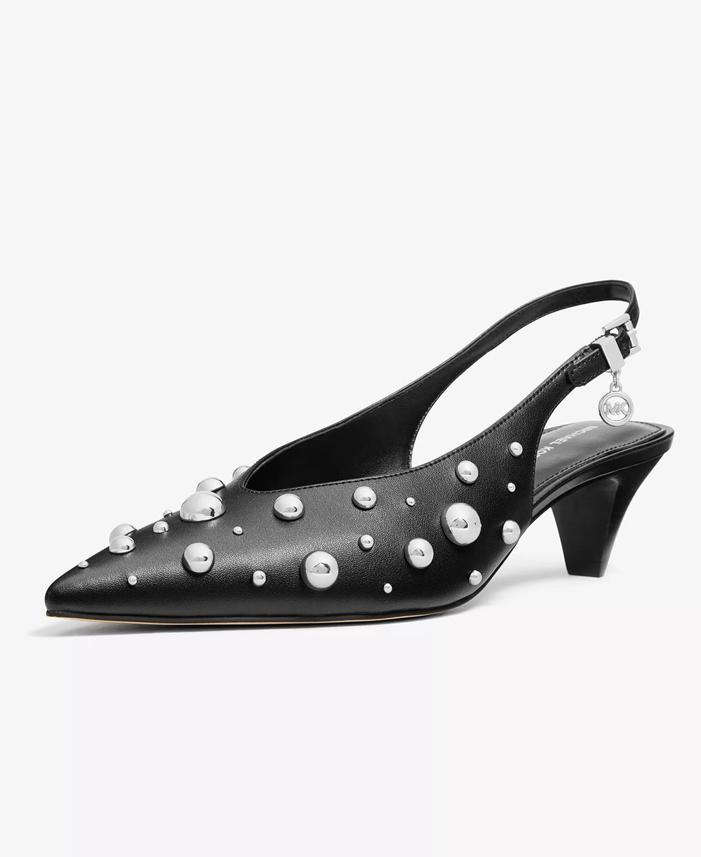 Michael Kors MICHAEL Women's Tonya Slingback Kitten Heel Pointed Toe Pumps