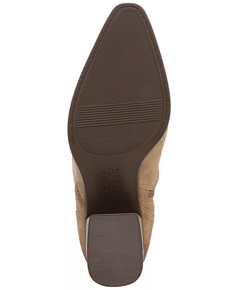 Naturalizer Women's Dayton Knee-High Pointed Toe Block Heel Tall Boots, Regular & Wide Calf