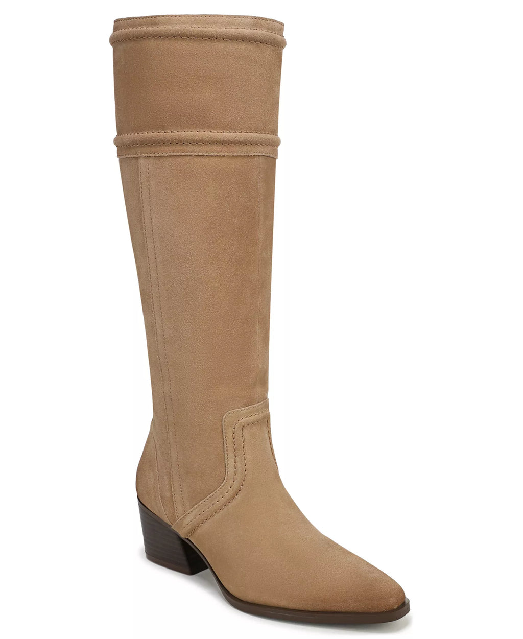 Naturalizer Women's Dayton Knee-High Pointed Toe Block Heel Tall Boots, Regular & Wide Calf
