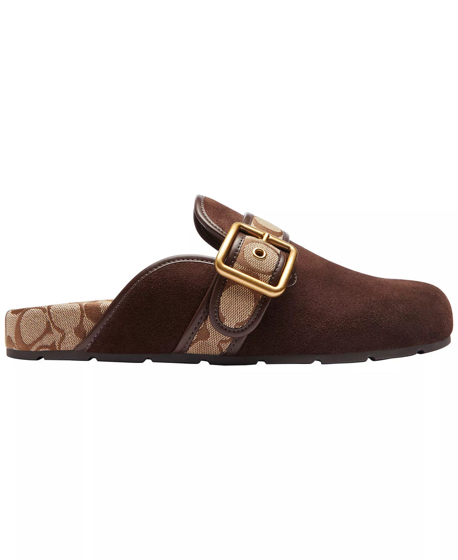 Coach Women's Archival Slip-On Buckle Clogs