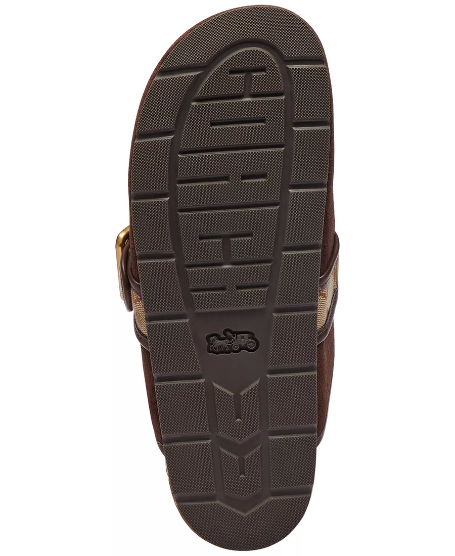 Coach Women's Archival Slip-On Buckle Clogs