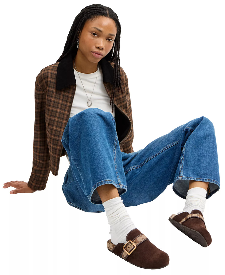 Coach Women's Archival Slip-On Buckle Clogs