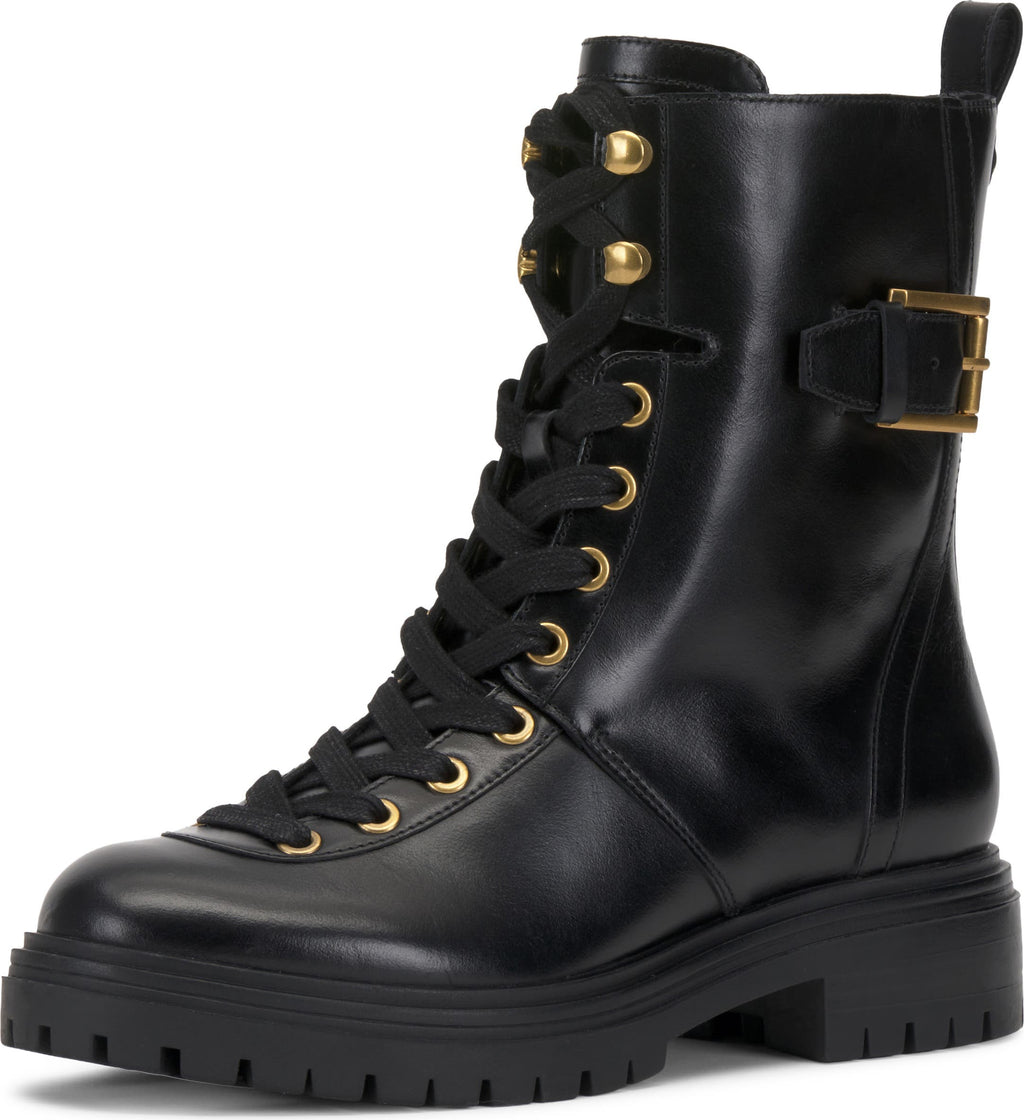 Vince Camuto Becinda Leather Combat Boot - Women's