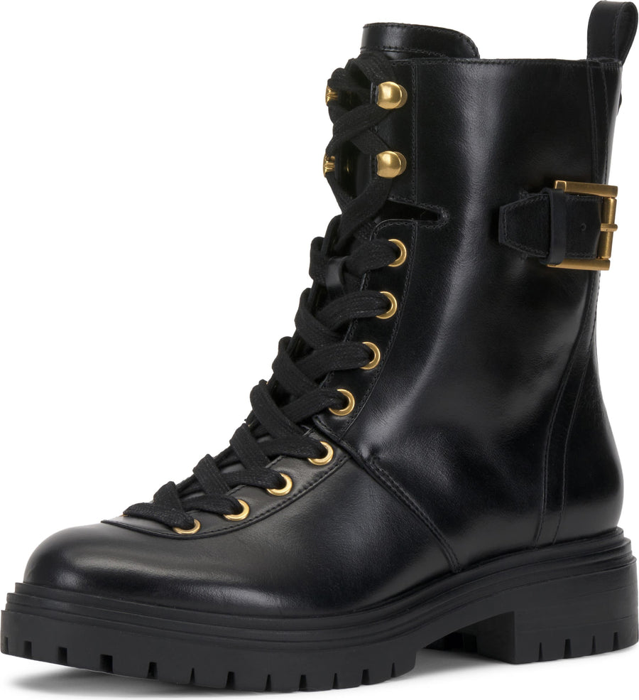 Vince Camuto Becinda Leather Combat Boot - Women's