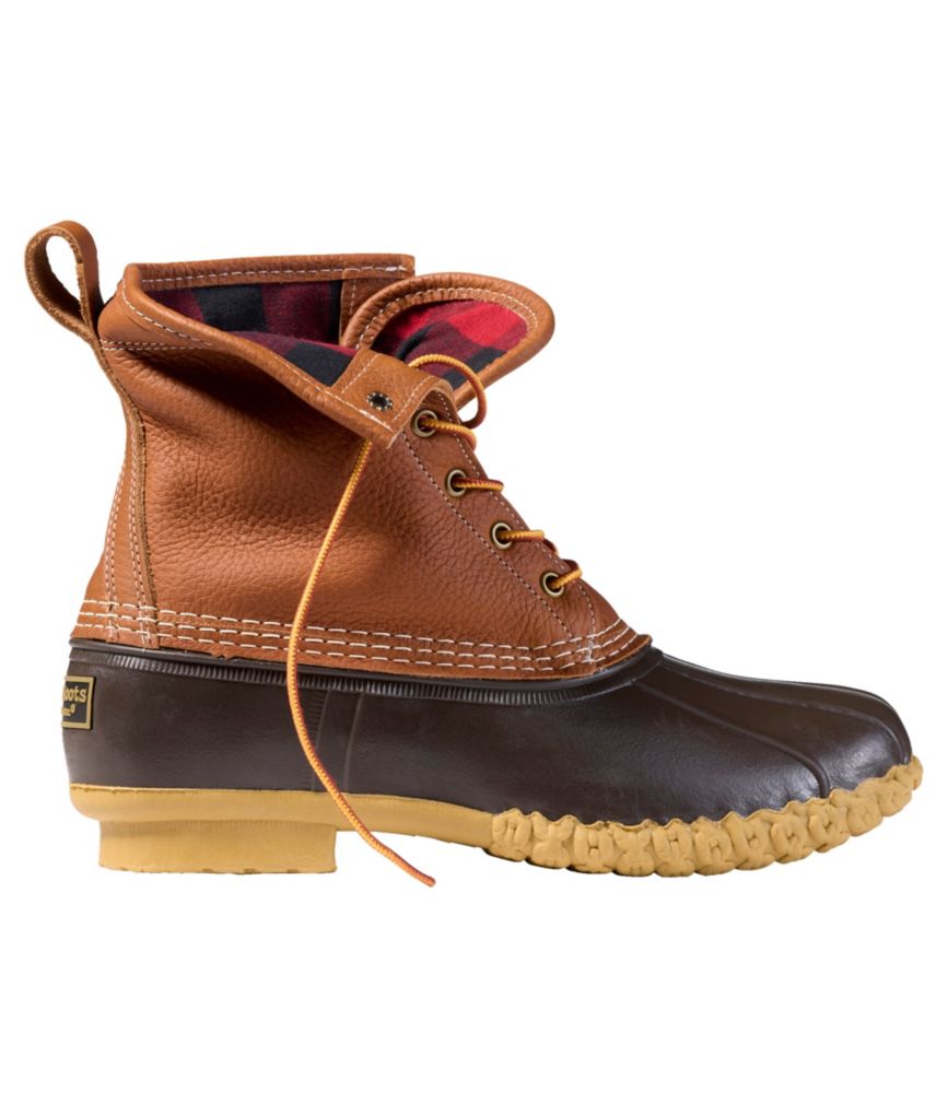 Men'S L.L.Bean Bean Boots 8", Flannel-Lined Insulated