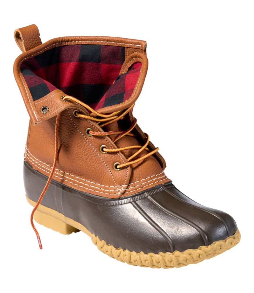 Men'S L.L.Bean Bean Boots 8", Flannel-Lined Insulated
