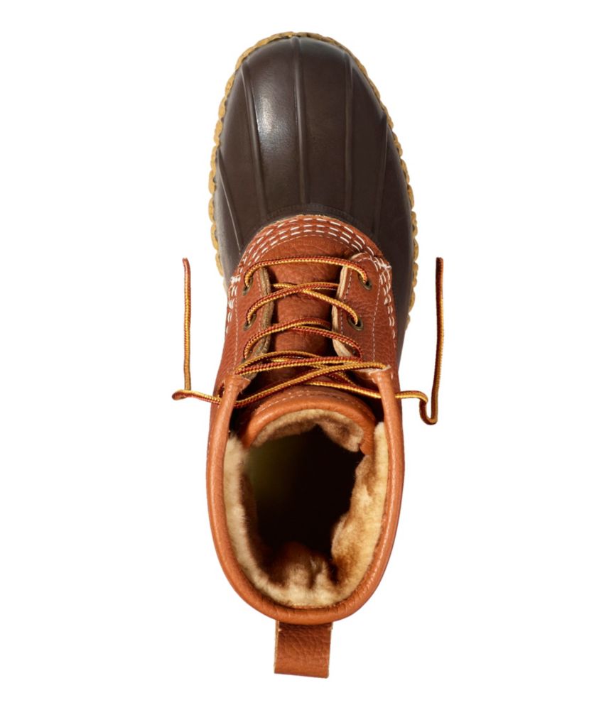 Men'S L.L.Bean Bean Boots, 8" Shearling-Lined Insulated
