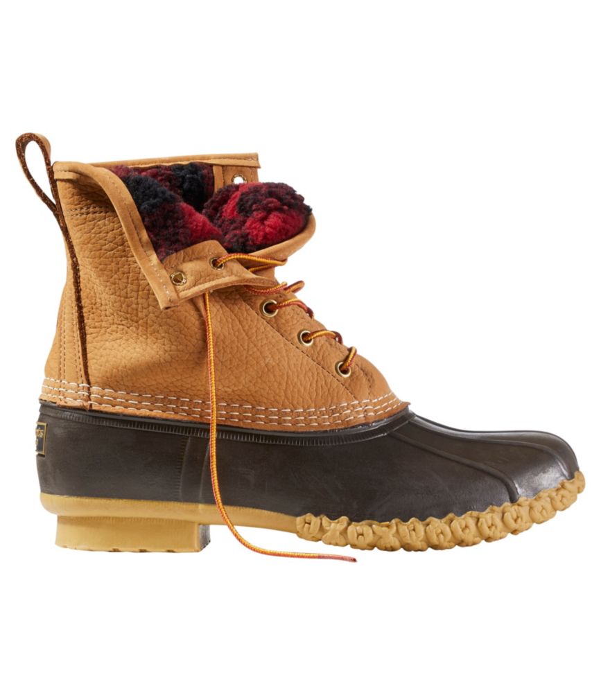 Men'S L.L.Bean Bean Boots, 8" Fleece-Lined Insulated