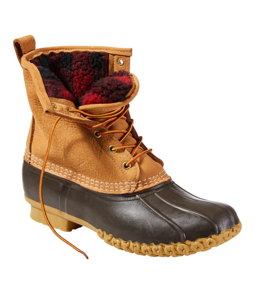 Men'S L.L.Bean Bean Boots, 8" Fleece-Lined Insulated