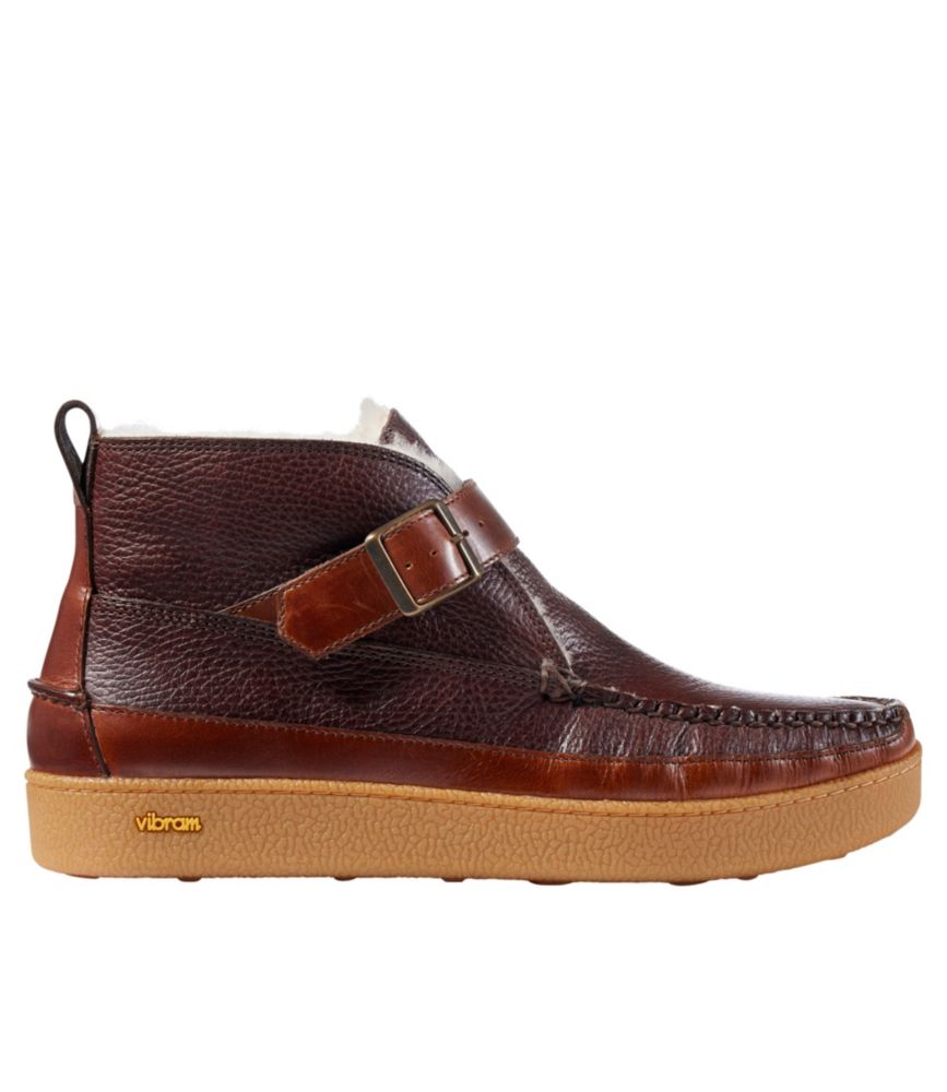 Men'S L.L.Bean Lodge Moc Vibram® Buckle Boots, Shearling