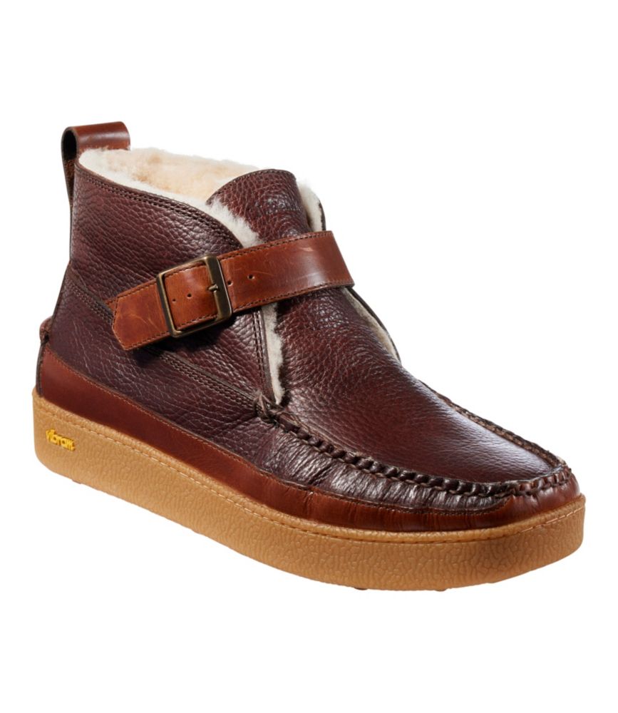 Men'S L.L.Bean Lodge Moc Vibram® Buckle Boots, Shearling