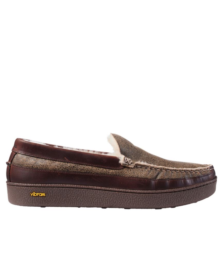 Men'S L.L.Bean Lodge Moc Vibram® Slippers, Shearling