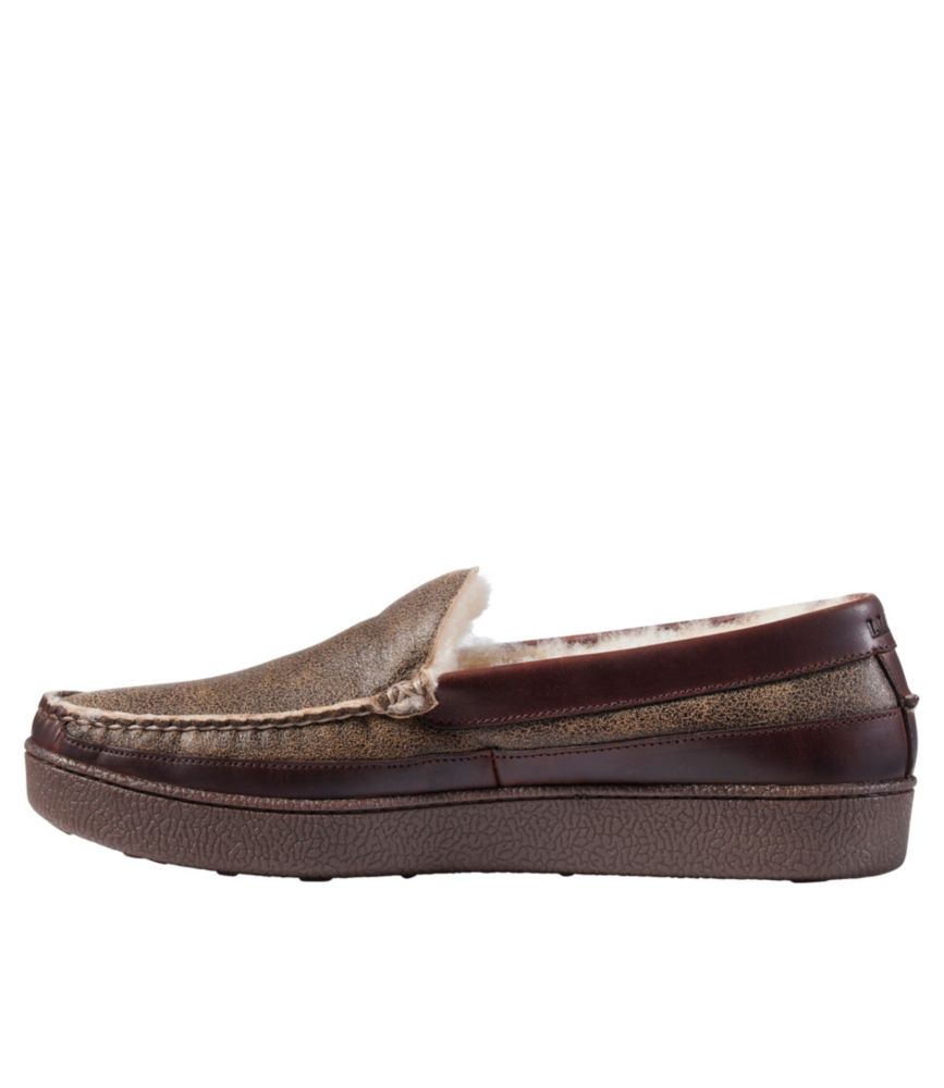 Men'S L.L.Bean Lodge Moc Vibram® Slippers, Shearling