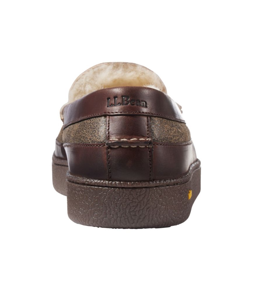 Men'S L.L.Bean Lodge Moc Vibram® Slippers, Shearling