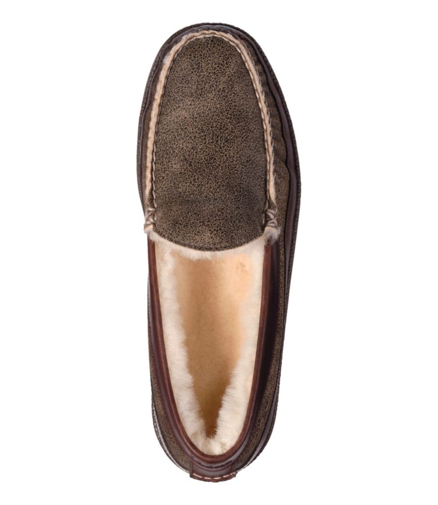 Men'S L.L.Bean Lodge Moc Vibram® Slippers, Shearling