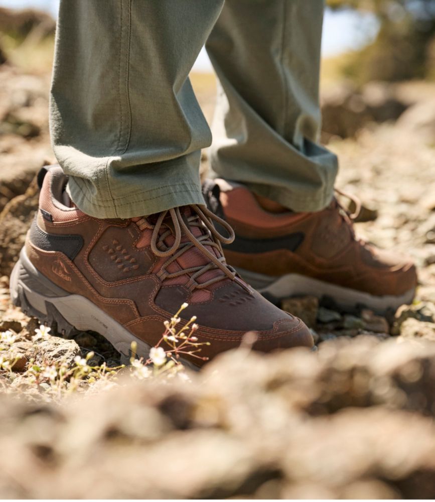 Men'S L.L.Bean Trail Model X Waterproof Hiking Shoes, Leather
