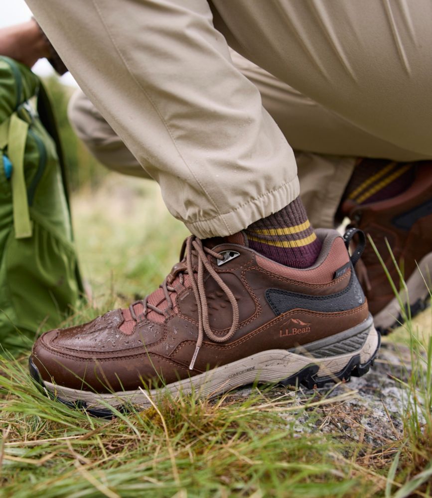Men'S L.L.Bean Trail Model X Waterproof Hiking Shoes, Leather