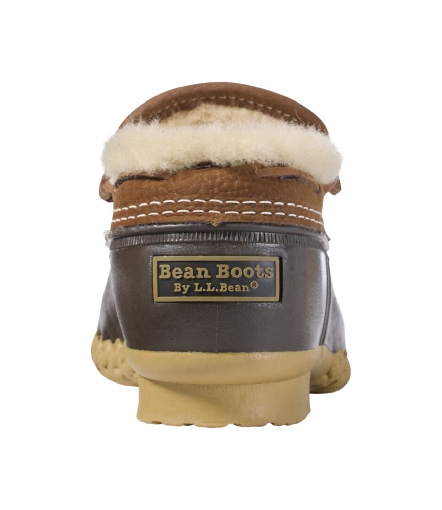Men'S L.L.Bean Bean Boots, Shearling-Lined Rubber Mocs