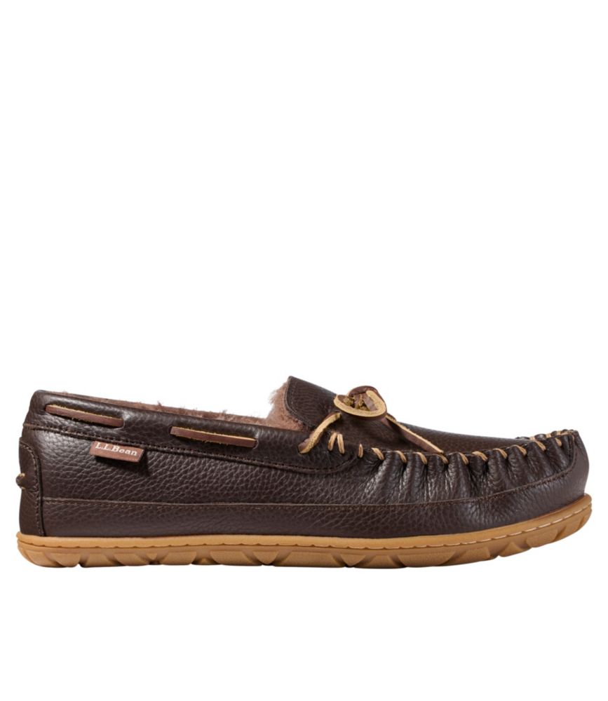 Men'S L.L.Bean Wicked Good Slippers, Leather Moccasins Ii