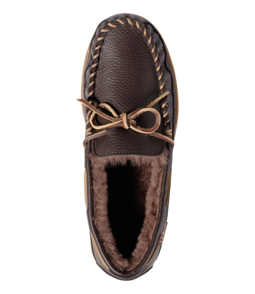 Men'S L.L.Bean Wicked Good Slippers, Leather Moccasins Ii