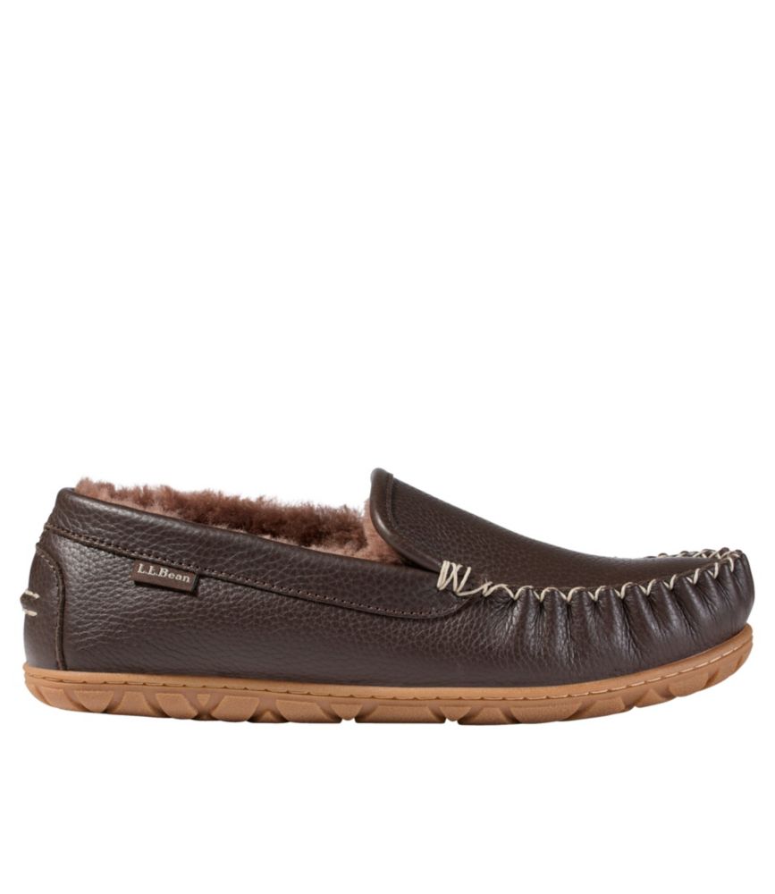 Men'S L.L.Bean Wicked Good Slippers, Leather Venetians