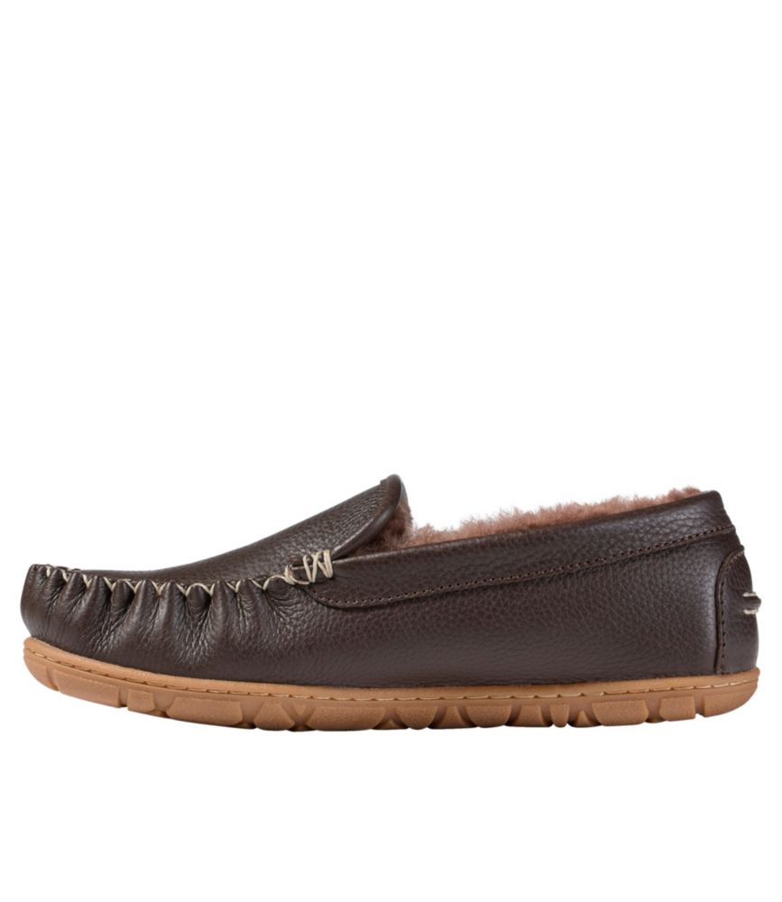 Men'S L.L.Bean Wicked Good Slippers, Leather Venetians