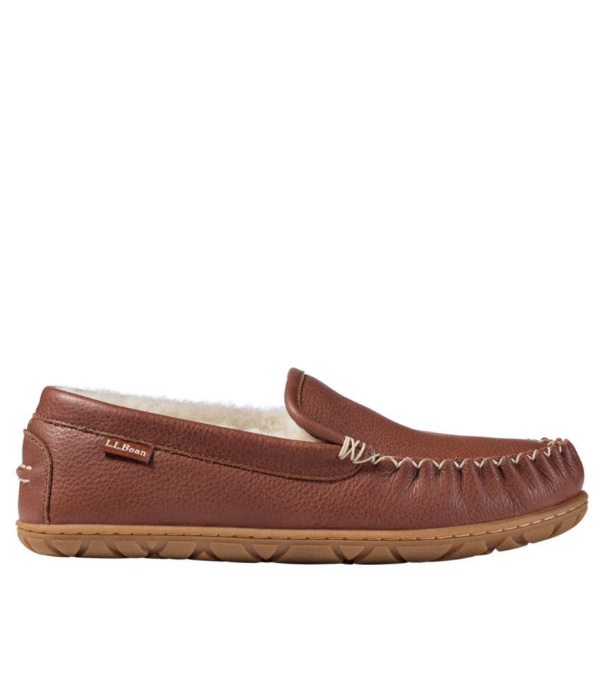 Men'S L.L.Bean Wicked Good Slippers, Leather Venetians
