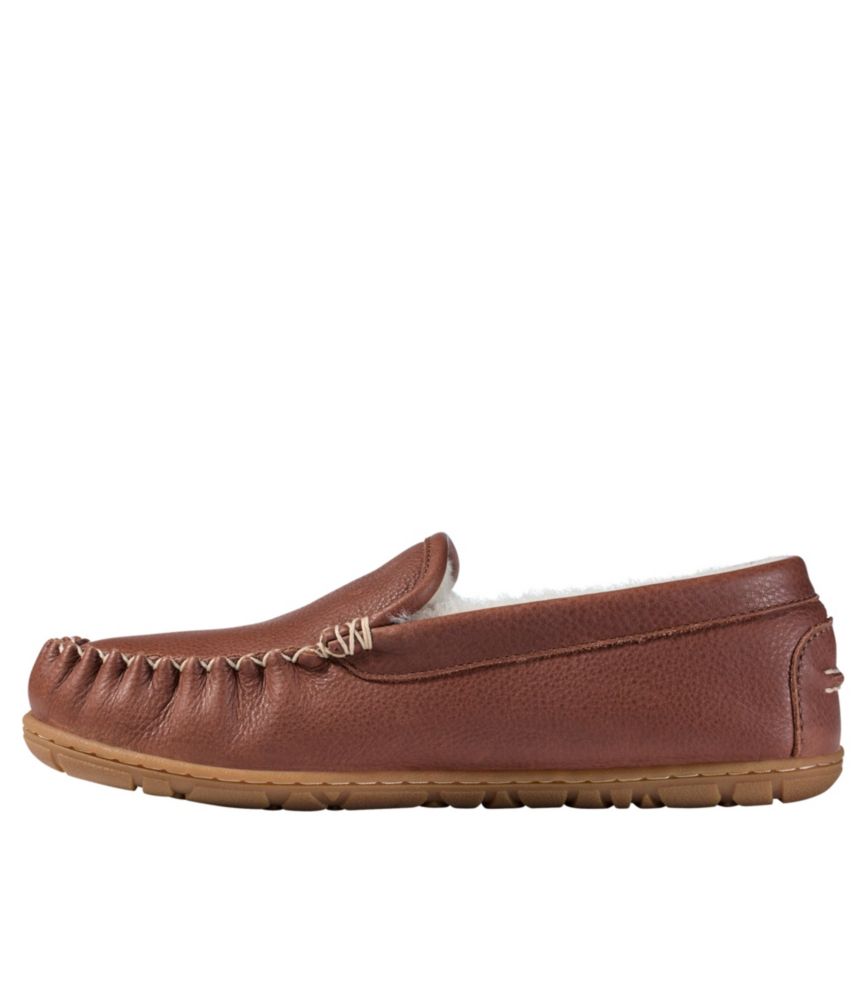 Men'S L.L.Bean Wicked Good Slippers, Leather Venetians