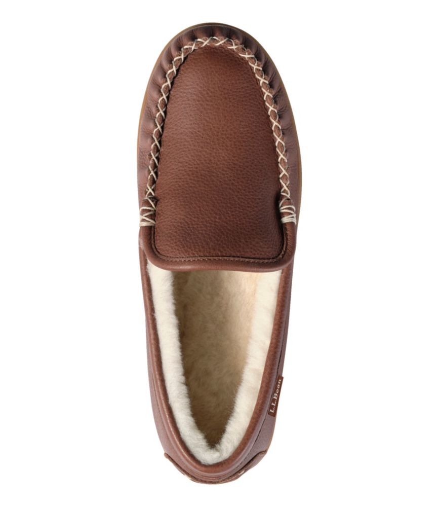 Men'S L.L.Bean Wicked Good Slippers, Leather Venetians
