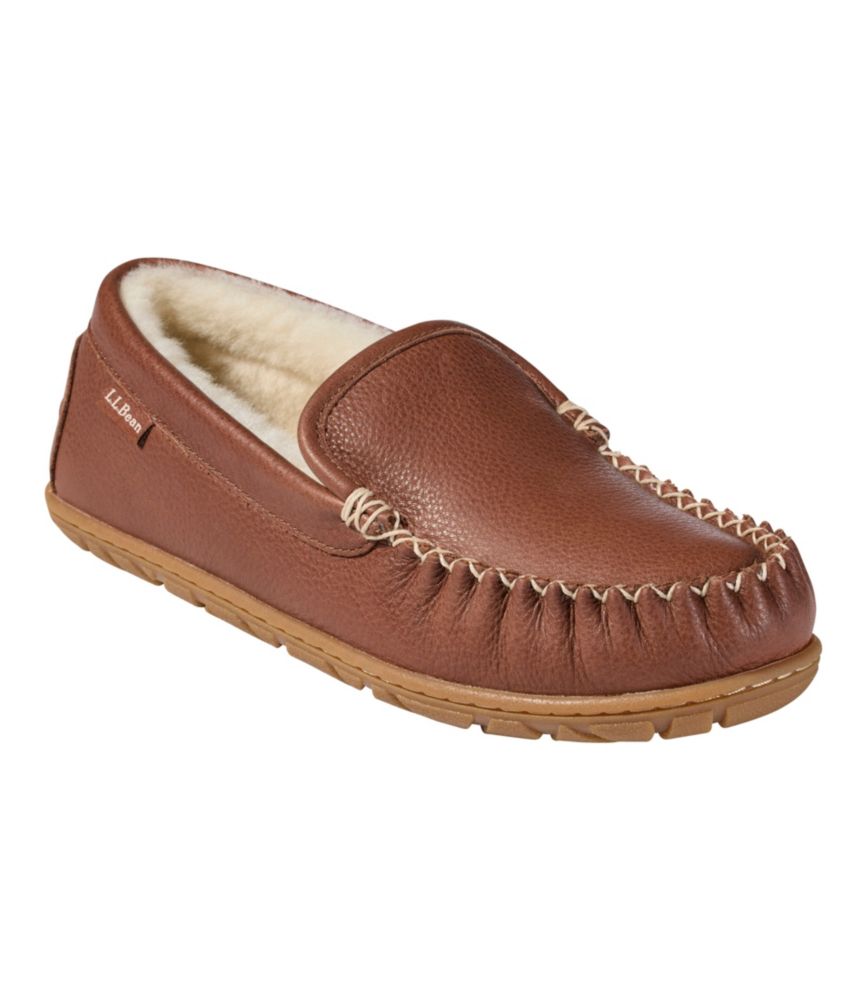 Men'S L.L.Bean Wicked Good Slippers, Leather Venetians