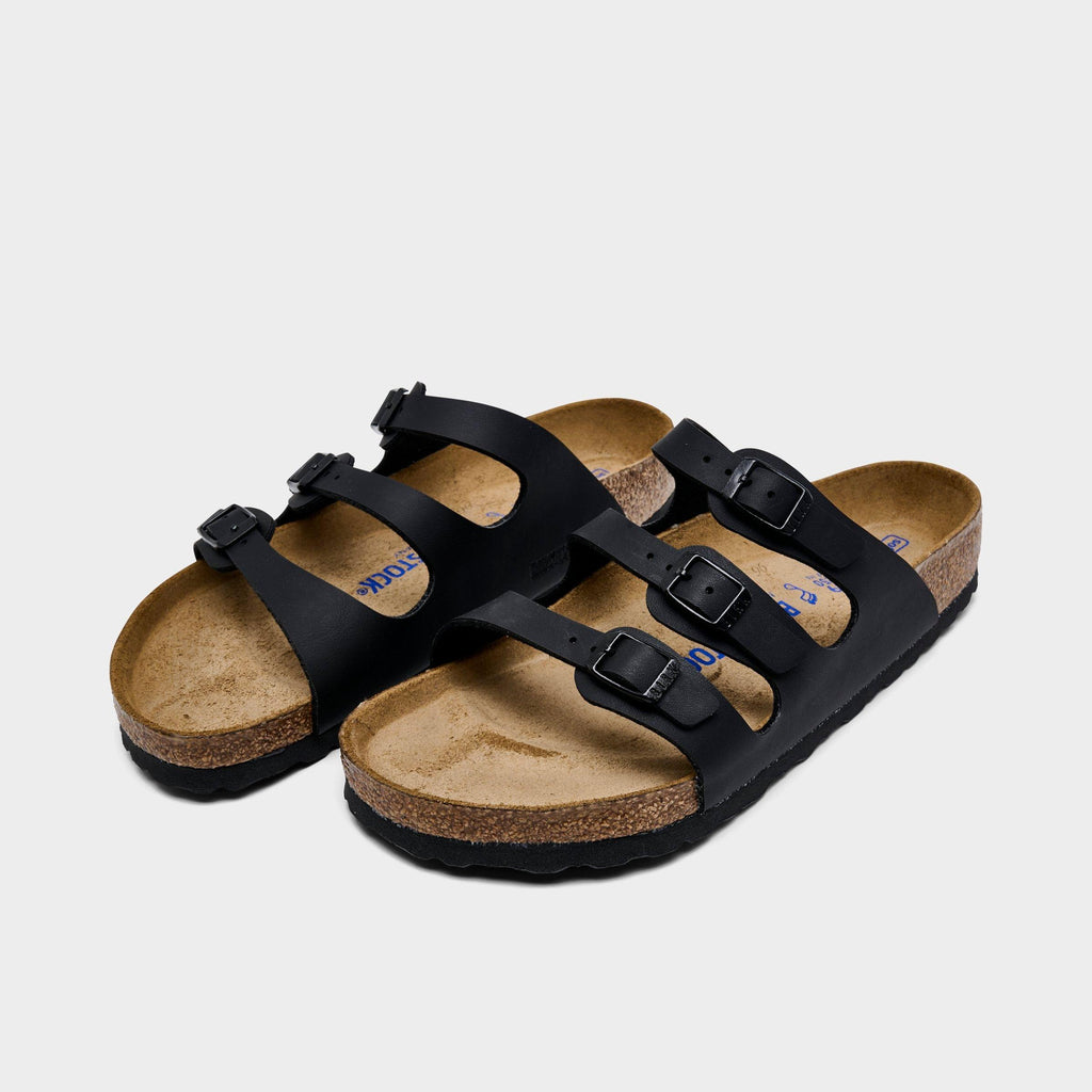 Women's Birkenstock Florida Birko-Flor Nubuck Soft Footbed Sandals