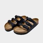 Women's Birkenstock Florida Birko-Flor Nubuck Soft Footbed Sandals