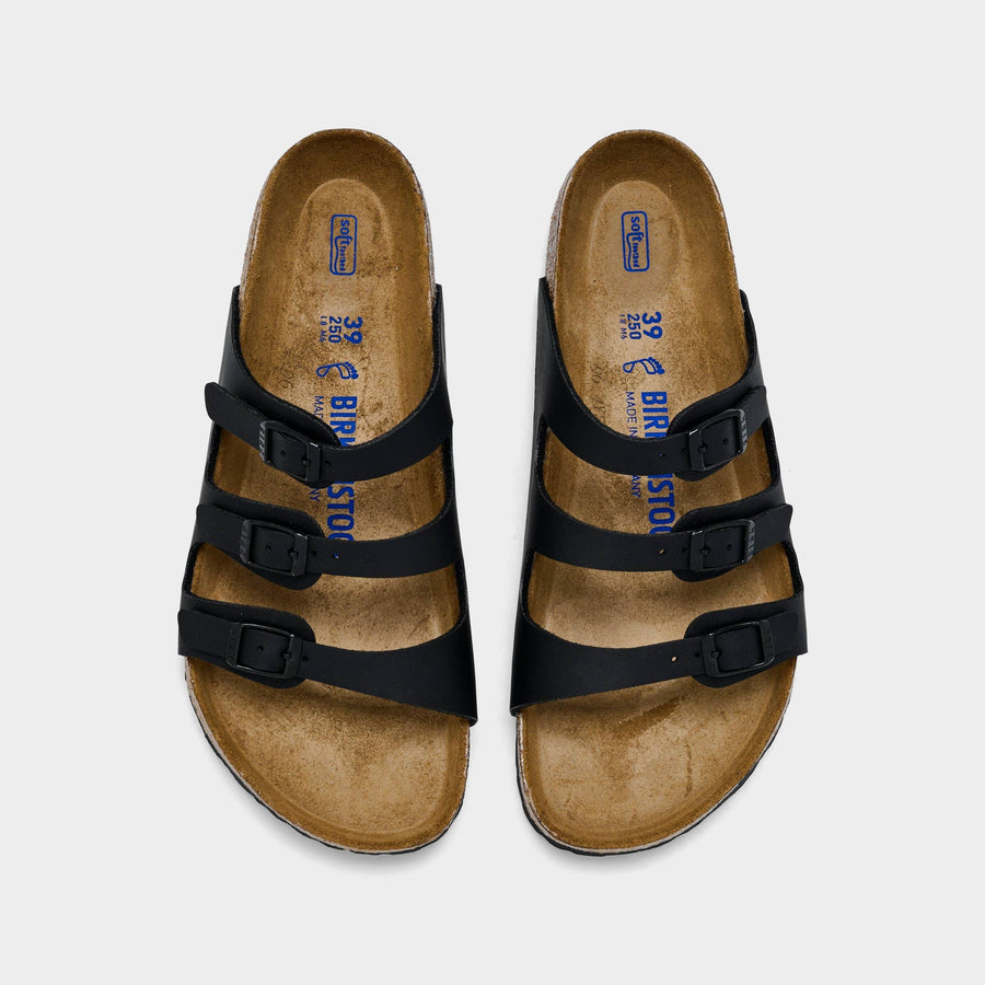 Women's Birkenstock Florida Birko-Flor Nubuck Soft Footbed Sandals