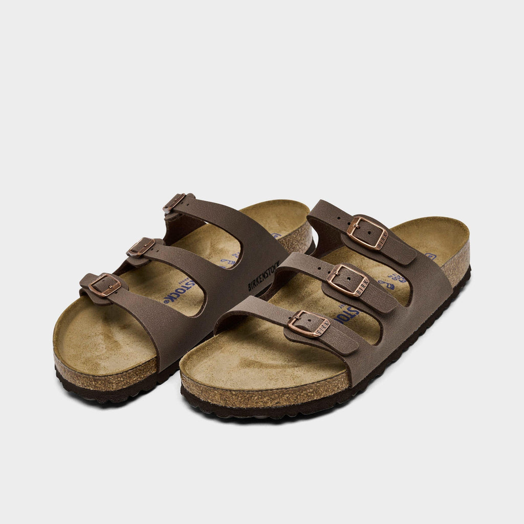 Women's Birkenstock Florida Birko-Flor Nubuck Soft Footbed Sandals