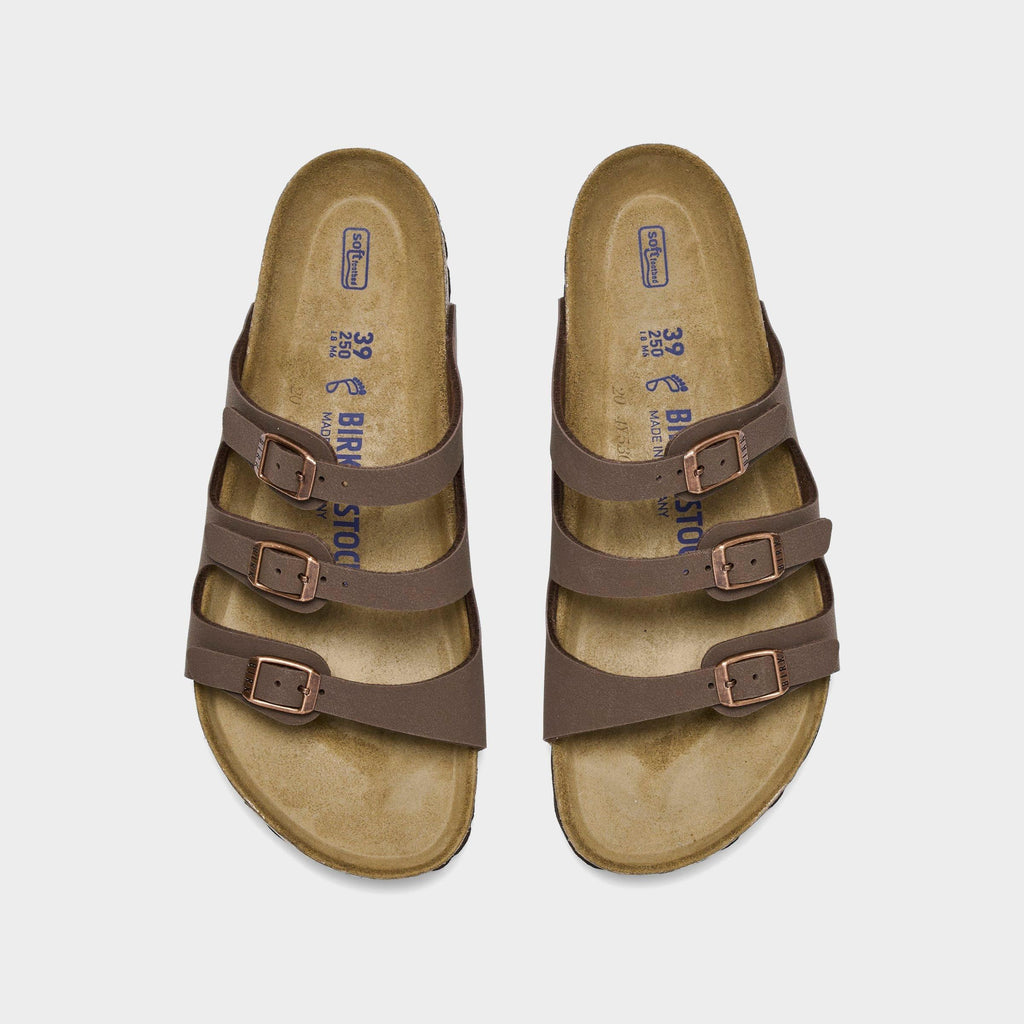 Women's Birkenstock Florida Birko-Flor Nubuck Soft Footbed Sandals