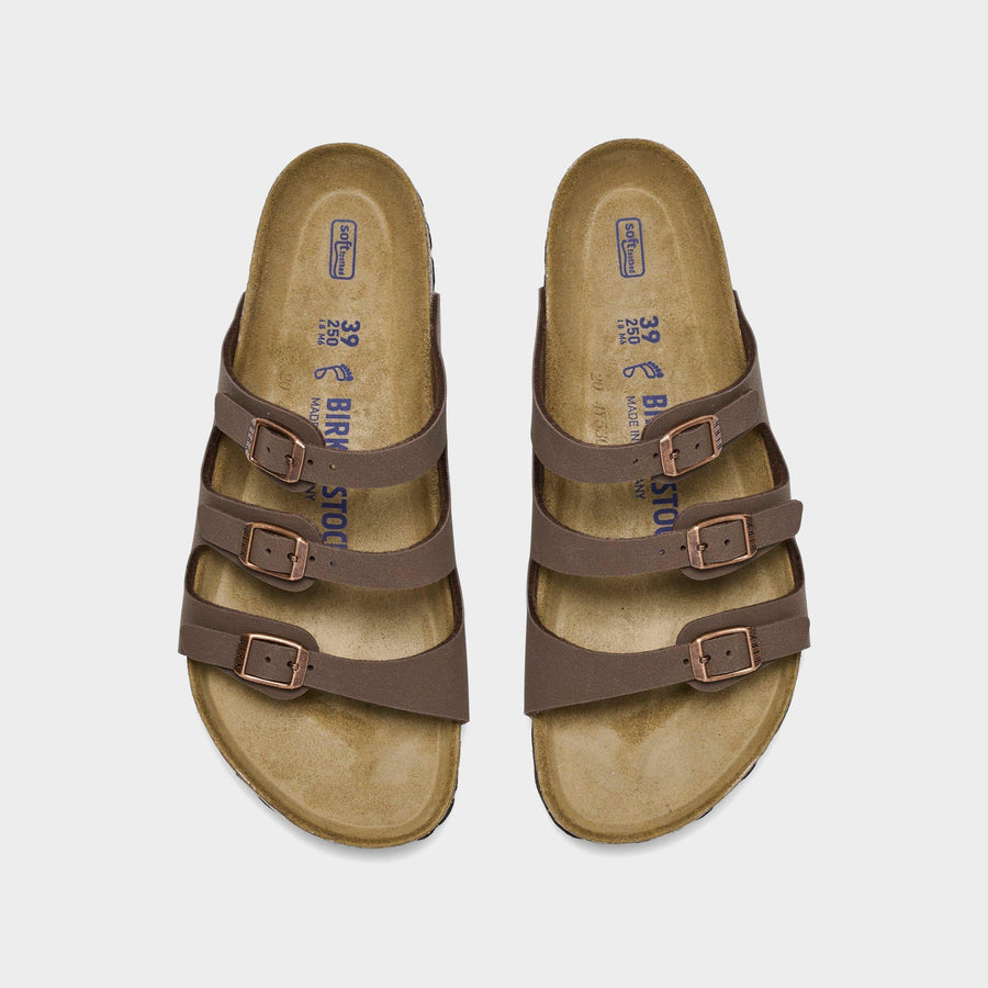 Women's Birkenstock Florida Birko-Flor Nubuck Soft Footbed Sandals