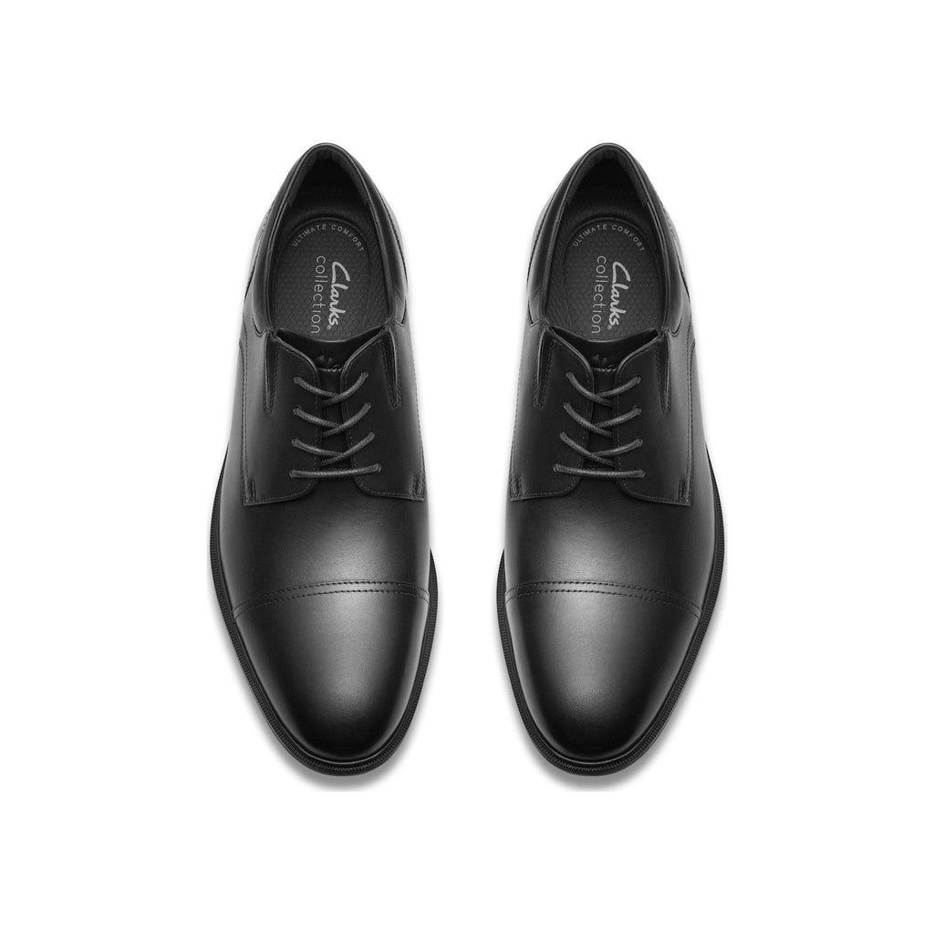 Clarks Steadwell Cap Men's Leather Dress Shoes