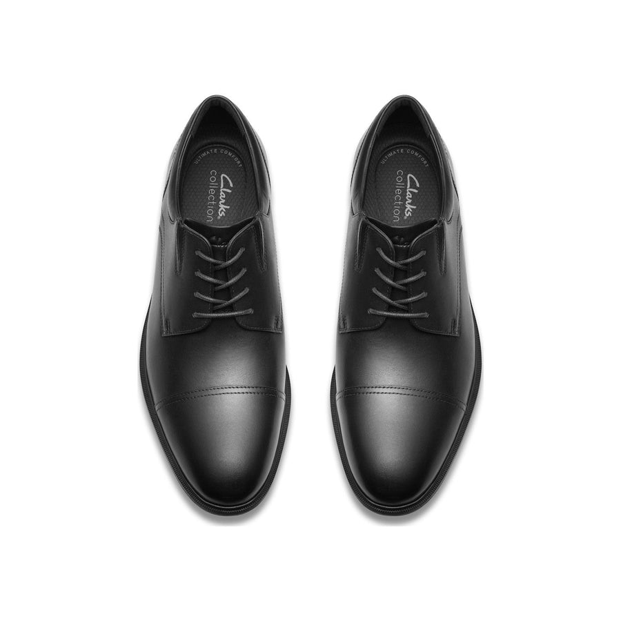 Clarks Steadwell Cap Men's Leather Dress Shoes
