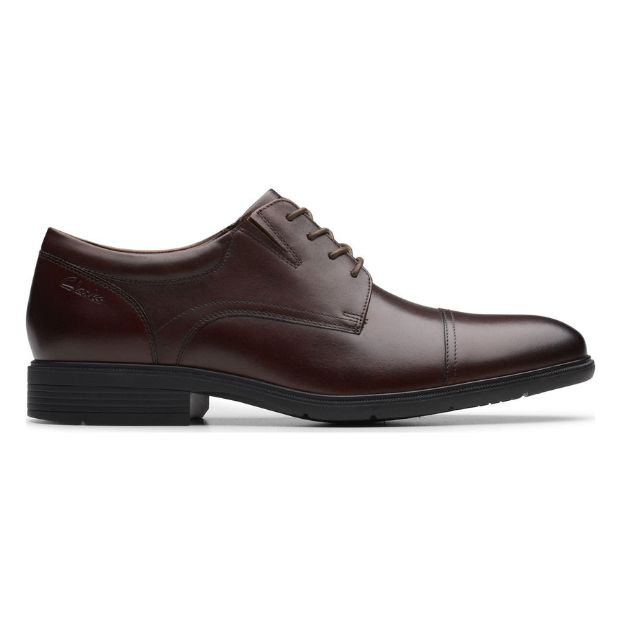 Clarks Steadwell Cap Men's Leather Dress Shoes