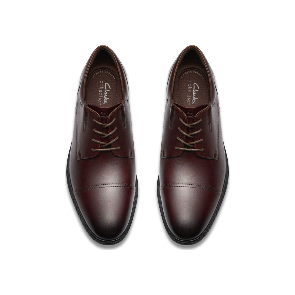 Clarks Steadwell Cap Men's Leather Dress Shoes