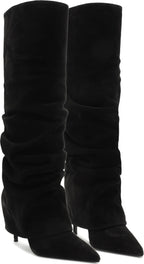 Schutz Mikki Up Cloak Pointed Toe Knee High Boot - Women's