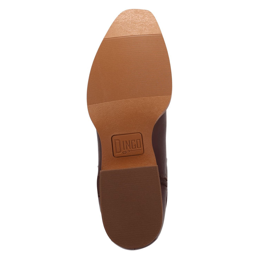 Dingo Rowdy Men's Leather Ankle Boots With Bit Detail