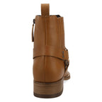 Dingo Rowdy Men's Leather Ankle Boots With Bit Detail