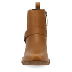 Dingo Rowdy Men's Leather Ankle Boots With Bit Detail