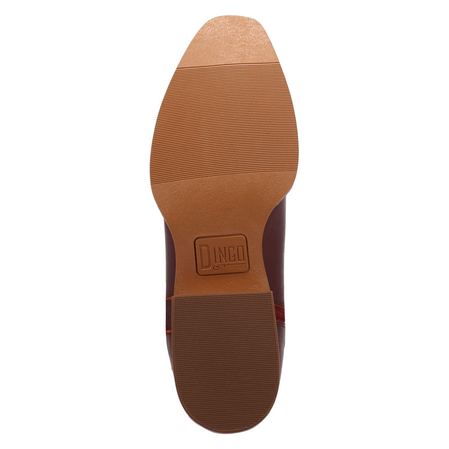 Dingo Rowdy Men's Leather Ankle Boots With Bit Detail