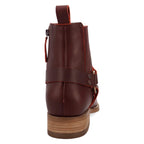 Dingo Rowdy Men's Leather Ankle Boots With Bit Detail