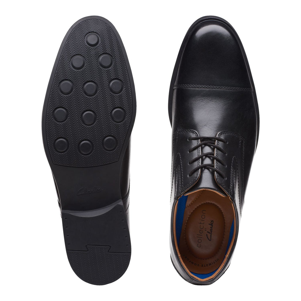 Clarks Whiddon Cap Men's Leather Dress Shoes