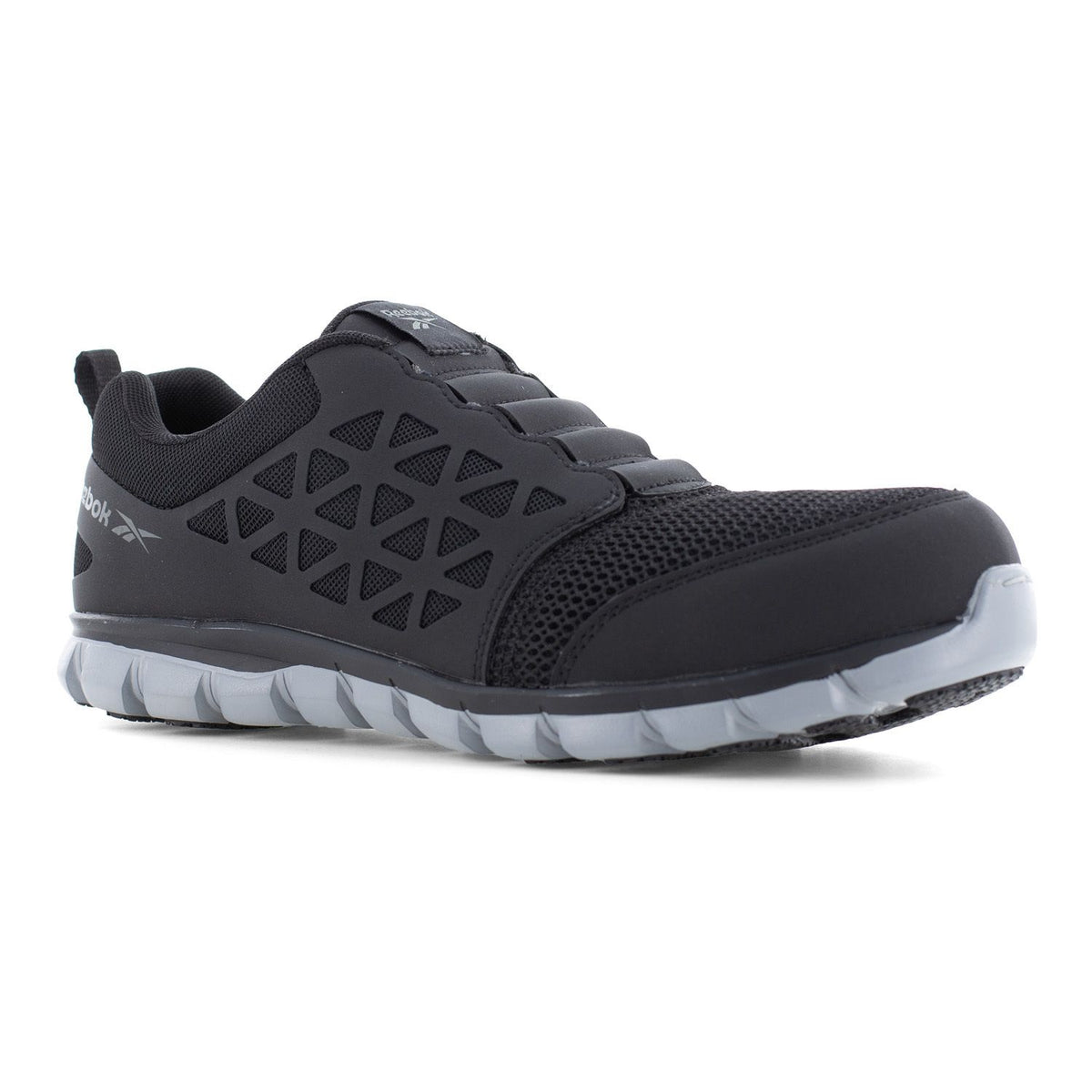 Reebok Sublite Cushion Work Men's Slip-on Composite-Toe Shoes