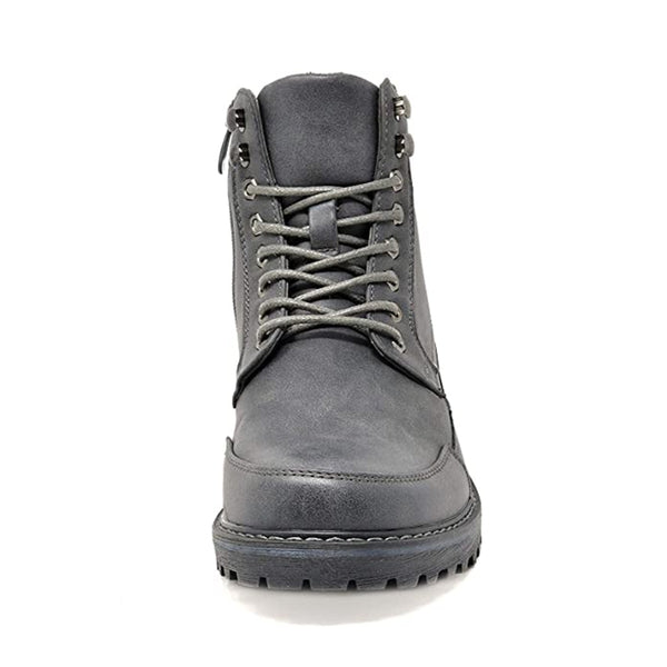 Bruno Marc Men's Durable Motorcycles Lace-Up Combat Boots