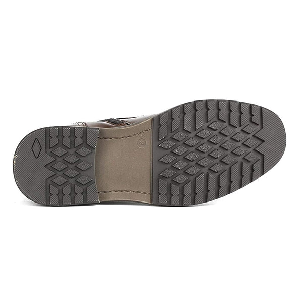 Bruno Marc Men's Motorcycle Combat Oxford Boots